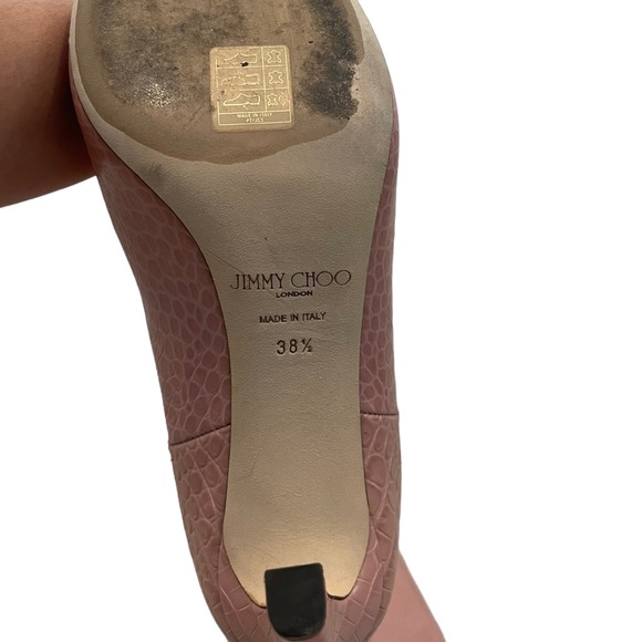 Jimmy Choo Pink Slouchy Mavis Boots - Picture 12 of 16